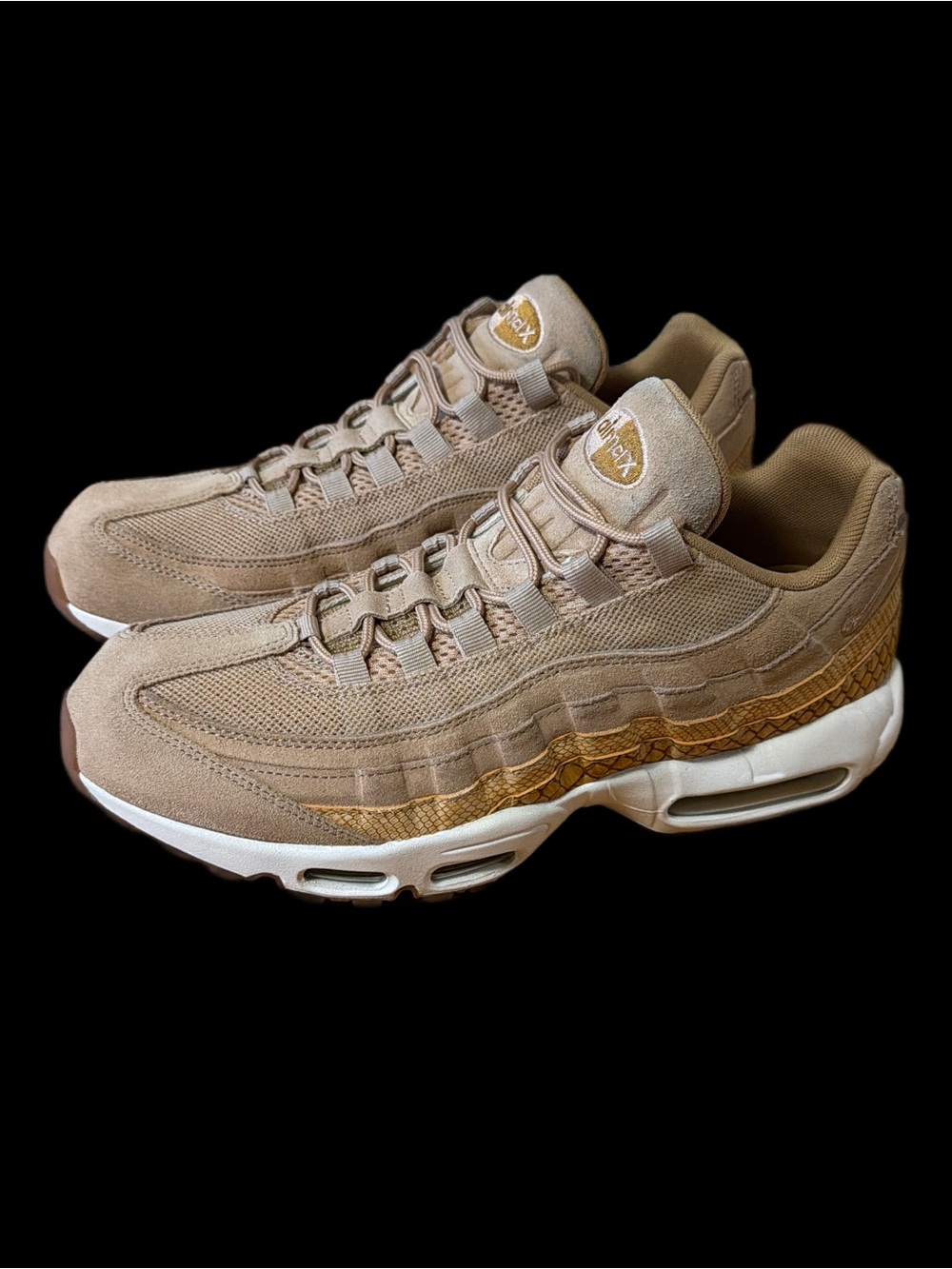 Nike Men's Air Max 95 in Vachetta Tan and Brown size 10.5 - Picture 2 of 15